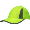 Luminescent Safety Cap with Reflective Inserts and Trim